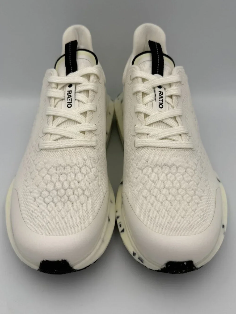 RATIO Camino:01 Womens Running Shoes Purity White Acid Lime Size 7